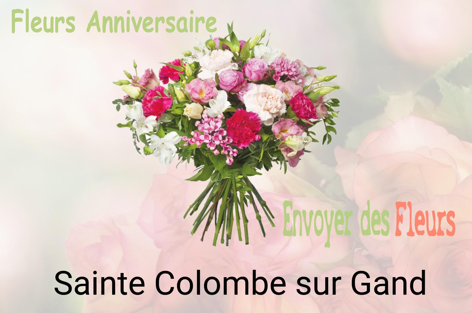 Bouquet de fleurs d’anniversaire livré à Sainte-Colombe-sur-Gand